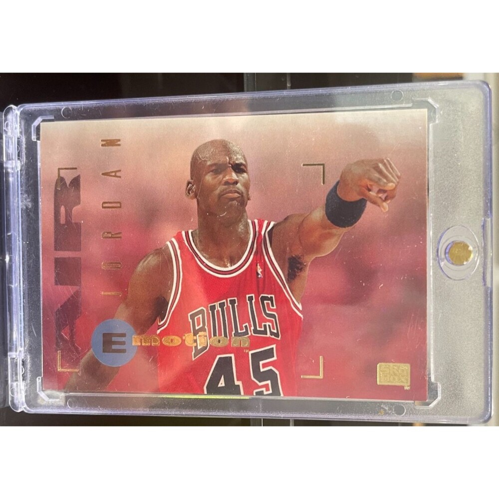 1994/95 Skybox MICHAEL JORDAN “EMOTION” AIR BULLS SSP #100🔥🔥RARE🔥 🔥